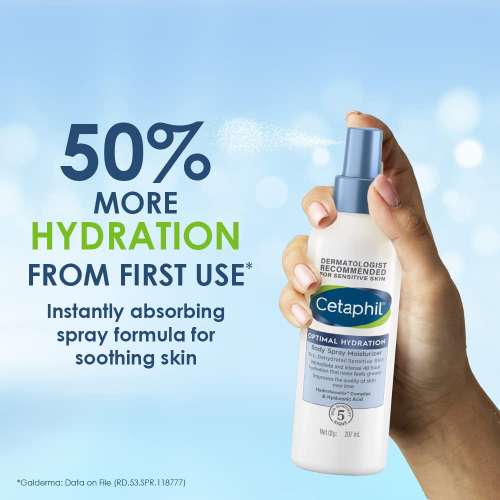 Cetaphil: Optimal Hydration Body Spray Moisturizer 207ml