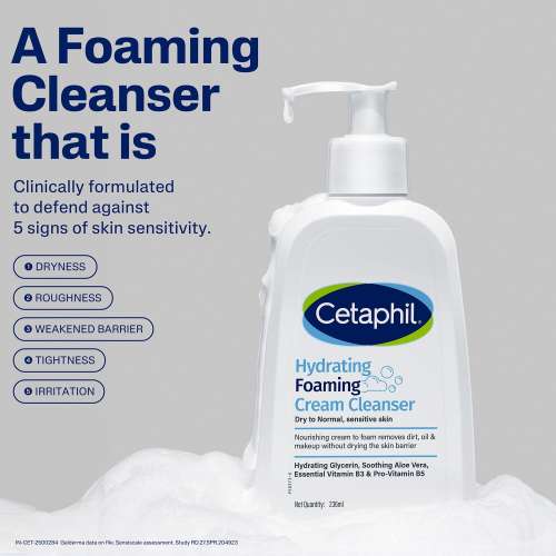Cetaphil: Hydrating Foaming Cream Cleanser 236ml