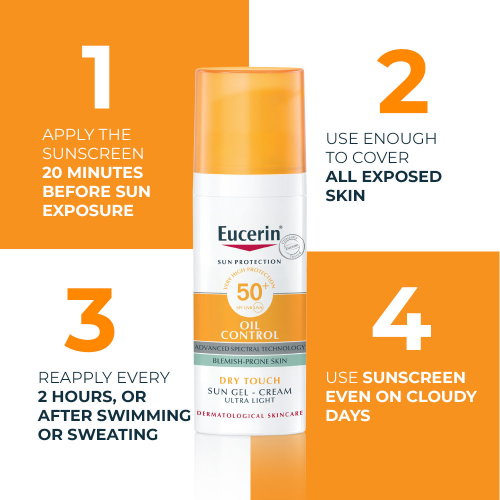 Eucerin: Oil Control Dry Touch Spf50+  - 50ml