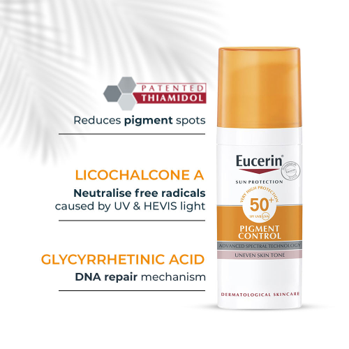 Eucerin: Pigment Control Sun Fluid Spf50+  - 50ml