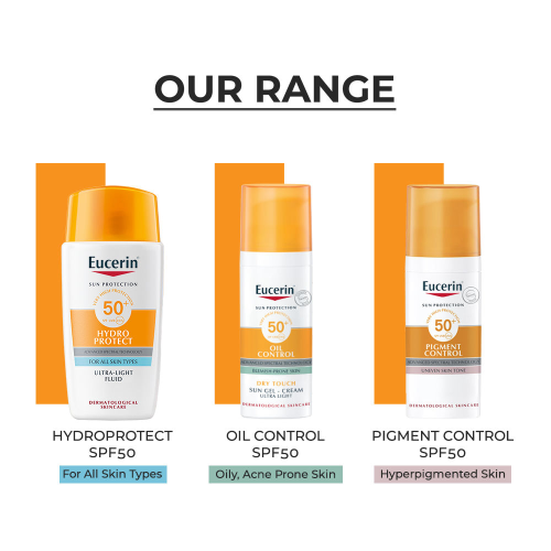 Eucerin: Hydro Protect Ultra Light Fluid Spf50+  - 50ml