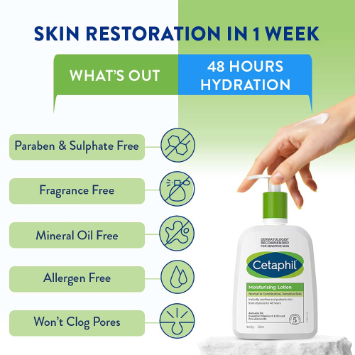 Cetaphil: Moisturising Lotion 500ml