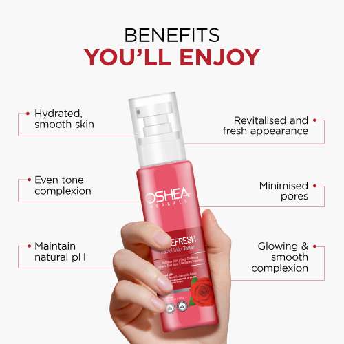 Oshea Herbals: RoseFresh Facial Skin Toner 120ml