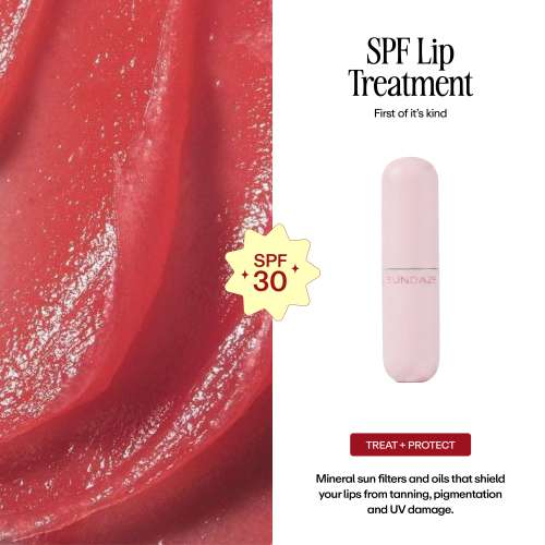 52 Sundaze: Berry Butter Tinted Lip Balm for Dark & Pigmented Lips with SPF 30 PA+++ | Heals Chapped Lips |5gm