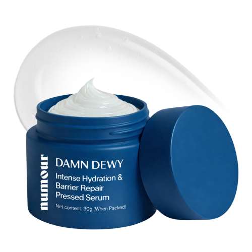 Numour: Damn Dewy 30gm | Intense Hydration & Barrier Repair Pressed Serum || Without Blue LED