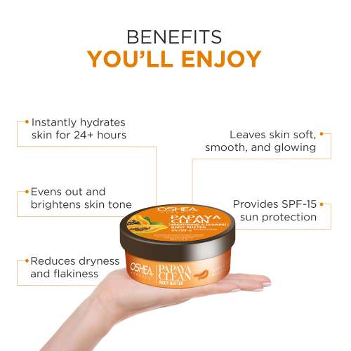 Oshea Herbals: Papayaclean Brightening & Glowing Body Butter 200gm