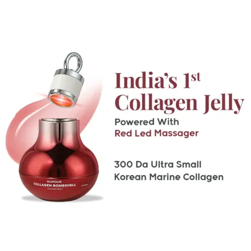 Numour: Collagen Bombshell Jelly 30gm | Smart Jar with Red LED Therapy