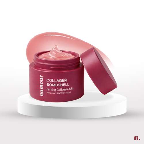Numour: Collagen Bombshell Jelly 30gm | Ultra small Korean Collagen (300 Da) + Vitamin C + Niacinamide | Without Red LED