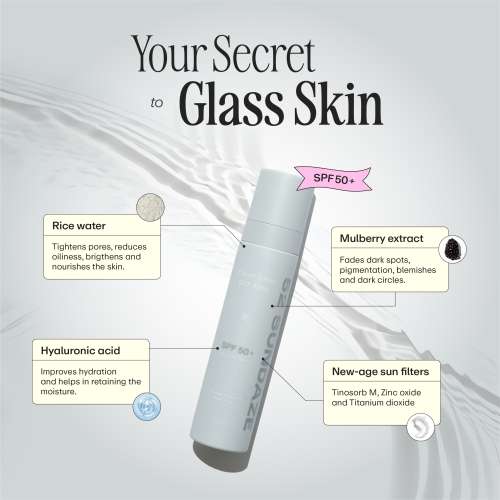 52 Sundaze: Rice Water Sunscreen Mist SPF 50+ PA++++ | Lightweight, No White Cast | For Oily & Combination Skin |100ml