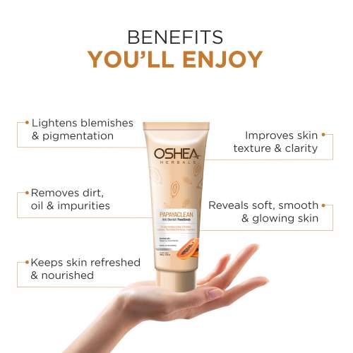 Oshea Herbals: Papayaclean Anti Blemishes FaceScrub 100gm