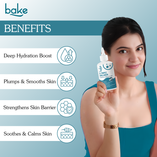 Bake Cosmetics: 3-Triple Collagen Hydrating Milky Toner for Deep Hydration & Barrier Repair 200ml