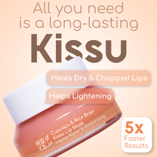 Beyond rice: Kissu Lip Mask With Capuacu & Rice Bran For Men And Women 15ml