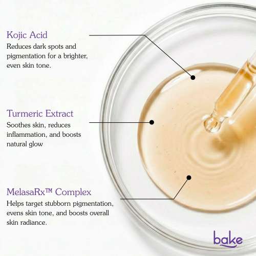 Bake Cosmetics: 2%Kojic Acid Advanced Brightening & Pigmentation Correcting Face Toner for Dark Spots, Even Skin Tone & Glow 200ml