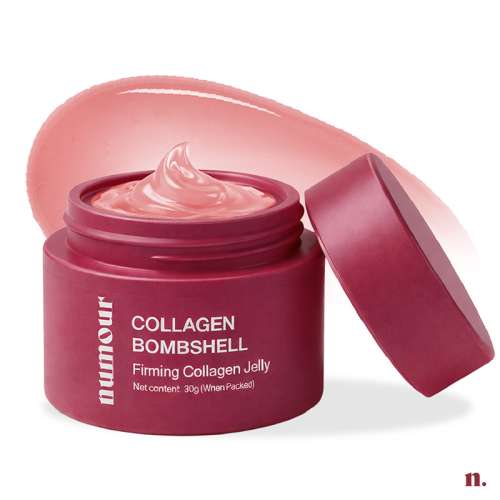 Numour: Collagen Bombshell Jelly 30gm | Ultra small Korean Collagen (300 Da) + Vitamin C + Niacinamide | Without Red LED