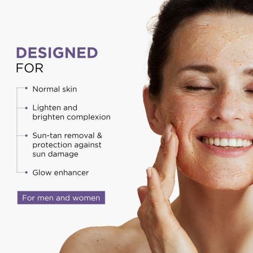 Oshea Herbals: Glopure Lighetening FaceScrub 50gm