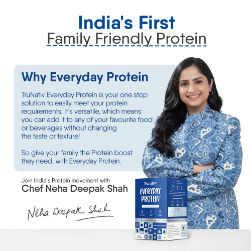 TruNativ: Cookable Milk Protein Isolate | 85% Protein | Muscle Growth & Immunity Booster | Natural Protein Powder | No Added Sugar | High Absorption | Unflavoured 15 Sticks -187.5gm (Pack of 1)
