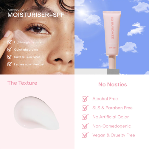 52 Sundaze: Collagen Glow SPF 50+ PA++++ Sunscreen With Ceramides for Barrier Repair | No White Cast | Broad Spectrum UVA/UVB Protection |50gm