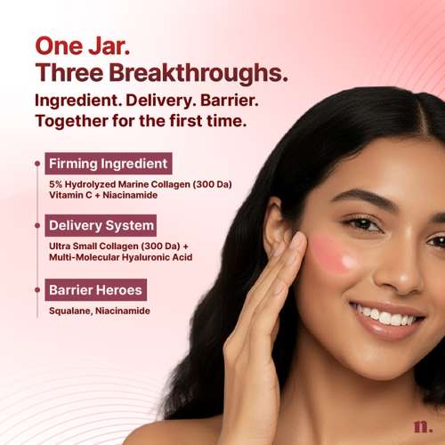 Numour: Collagen Bombshell Jelly 30gm | Ultra small Korean Collagen (300 Da) + Vitamin C + Niacinamide | Without Red LED