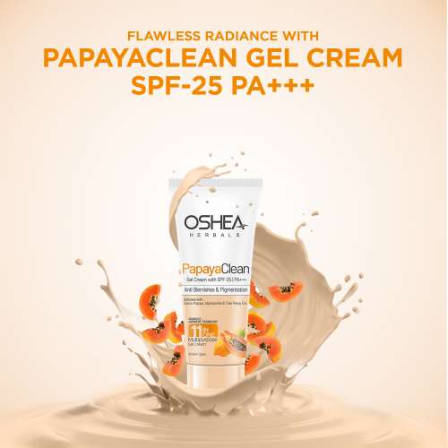 Oshea Herbals: Papaya Clean 11 in One Gel Cream with SPF-25 | PA+++ 18gm