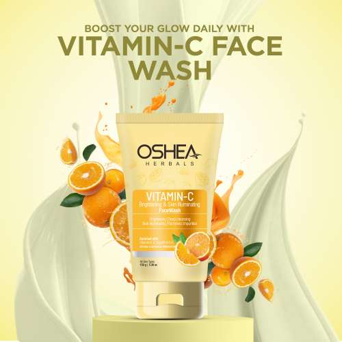 Oshea Herbals: Vitamin C Brightening & Skin Illuminating Facewash 150gm