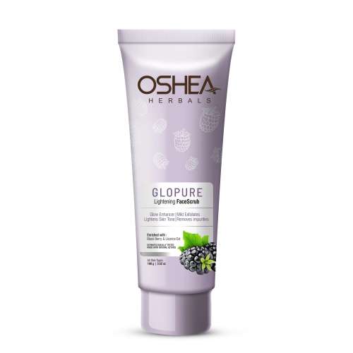 Oshea Herbals: Glopure Lighetening FaceScrub 100gm