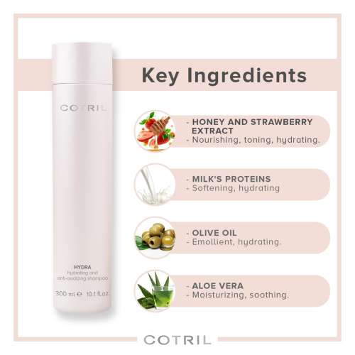 Cotril: Hydra Shampoo - Moisturizing Shampoo For Dehydrated Hair 300ml