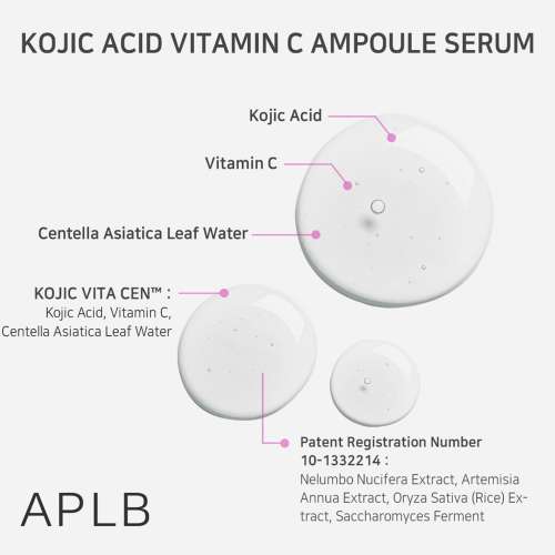 APLB: Kojic Acid Vitamin C Ampoule Serum 40ml