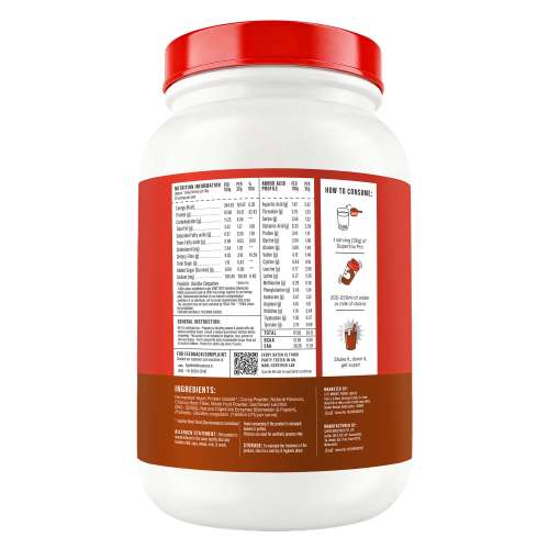 SuperYou: Pro Fermented Yeast Protein | 24g Protein| Chocolate | Peak Absorption | Superior Muscle Recovery | Gut Friendly + 1Bn CFU Probiotics | PDCAAS of 1 - 1kg
