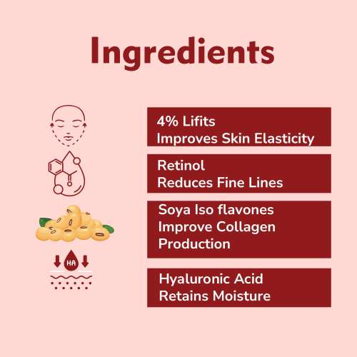Dermistry: Instant Skin Tightening Anti Aging Retinol Day Night Face Serum for Ageing Wrinkled Skin 30ml