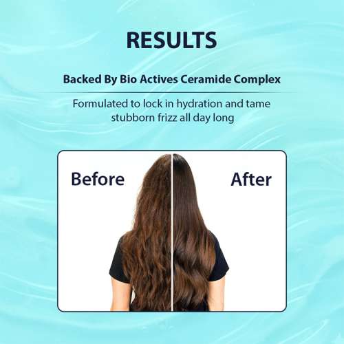 Dermistry: Dry & Frizzy Hair Serum with Ceramides Protein for Smoothening Hydrating & Frizz Control 50ml