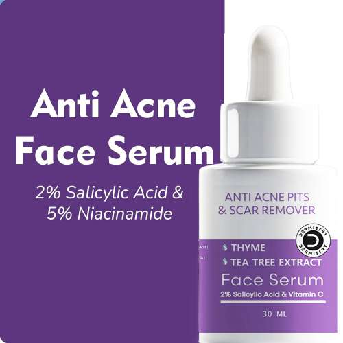 Dermistry: 2% Salicylic Acid 5% Niacinamide Face Serum For Oily Acne Prone Skin Open Pores Spot Scars 30ml