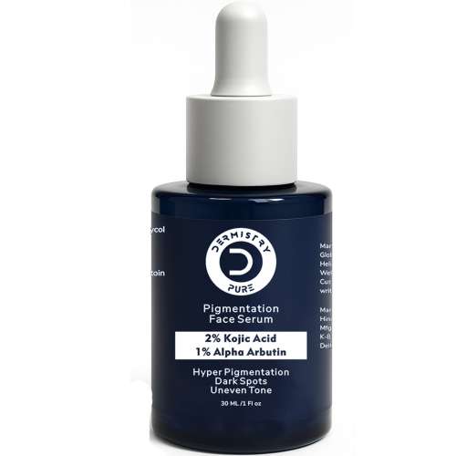 Dermistry: 2% Kojic Acid Alpha Arbutin Pigmentation Removal Spots Correcting Glowing Skin Face Serum 30ml