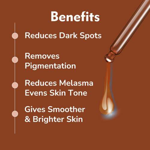 Dermistry: 2% Kojic Acid Face Serum Pigmentation Dark Spots  Removal Whitening Glowing Skin Fairness 30ml
