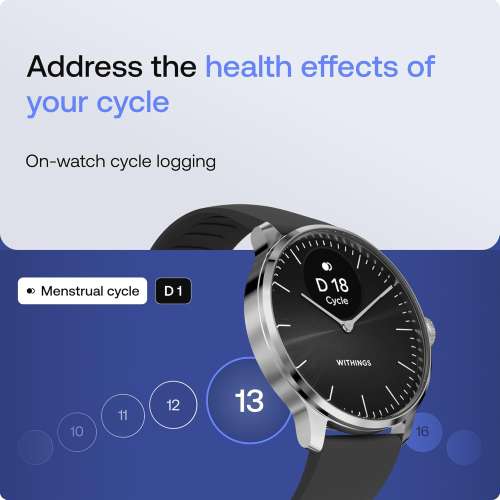 Withings: ScanWatch Light - Hybrid Smartwatch, Black