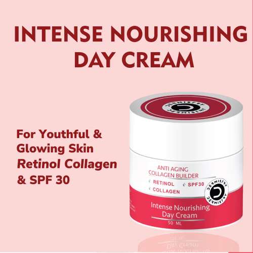 Dermistry: Anti Ageing Collagen Retinol SPF 30 Moisturizer Day Face Cream For Aging Wrinkles Repair 50ml