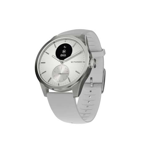 Withings: ScanWatch 2, Heart Health Hybrid Smartwatch for Men & Women 42mm, White