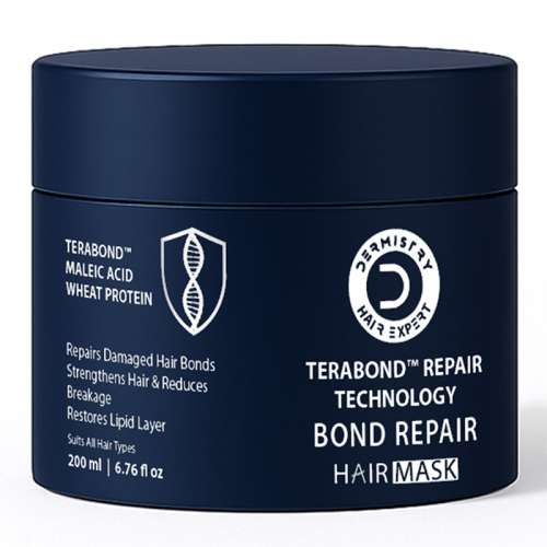 Dermistry: Bond Repair Hair Mask I Maleic Acid TeraBond Protein I Strengthening Damaged Dry Breakages 200ml