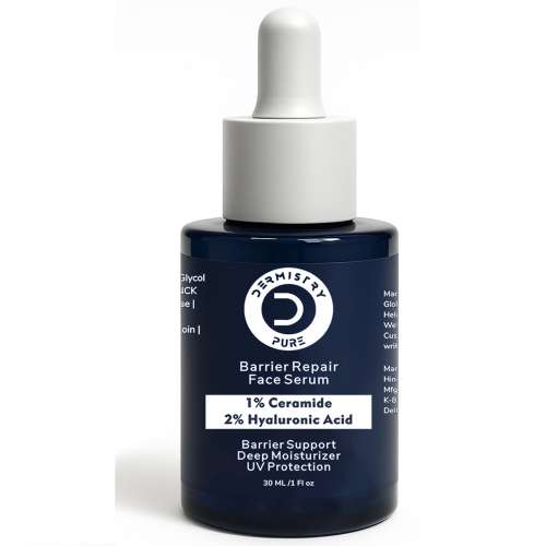 Dermistry: 1% Ceramides Hyaluronic Barrier Repair Moisturizer Face Serum for Hydration Dry Oily Skin 30ml