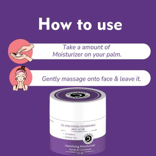 Dermistry: 1% Salicylic Acid Oil Free Water Based Day Night Face Moisturizer for Oily Acne Prone Skin 50ml