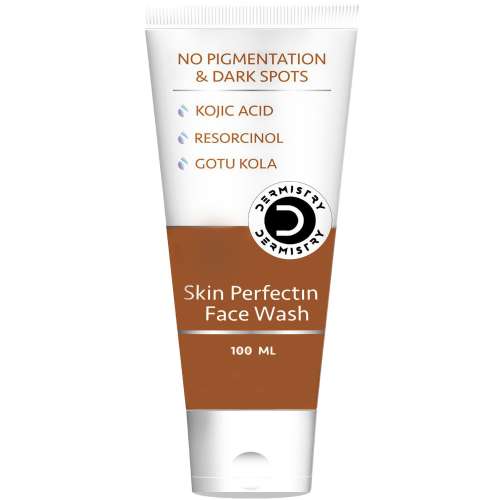 Dermistry: Kojic Acid Face Wash Pigmentation Dark Spots Tan Removal Glowing Skin Lightening Whitening 100ml