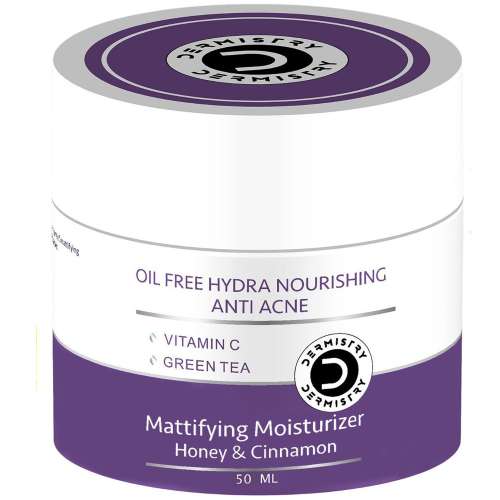 Dermistry: 1% Salicylic Acid Oil Free Water Based Day Night Face Moisturizer for Oily Acne Prone Skin 50ml