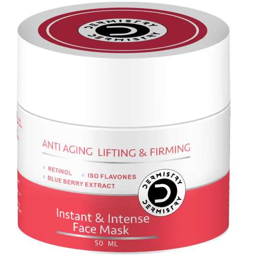 Dermistry: Anti Aging Retinol Collagen Boost Face Pack Mask Instant Tightening Firming Glowing Skin 50ml