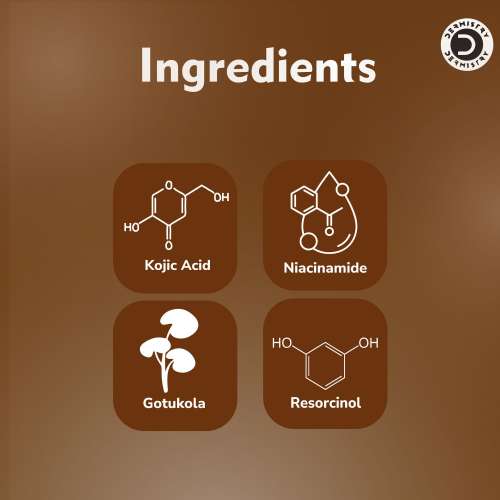 Dermistry: Kojic Acid Face Wash Pigmentation Dark Spots Tan Removal Glowing Skin Lightening Whitening 100ml