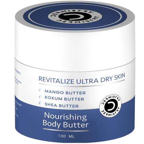 Dermistry: Body Butter For Dry & Very Dry Skin Deep Hydration Moisturizer With Coffee Shea Butter 100ml