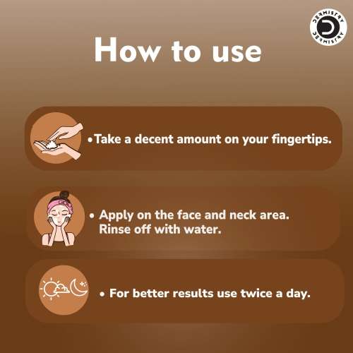 Dermistry: Kojic Acid Face Wash Pigmentation Dark Spots Tan Removal Glowing Skin Lightening Whitening 100ml