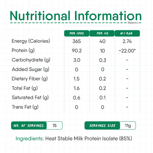 TruNativ: Cookable Vegan Plant Protein Isolate | Muscle Growth & Immunity Booster | Soy & Pea Protein Powder |No Added Sugar | Higher Protein Absorption | Unflavoured 15 Sticks -165gm (Pack of 1)