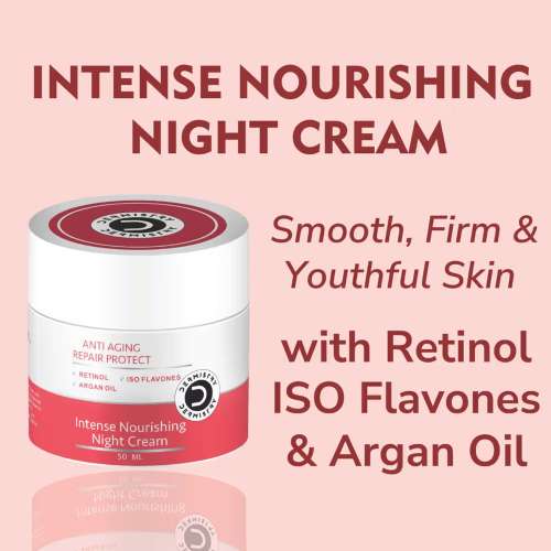 Dermistry: Anti Aging Collagen Retinol Night Moisturizer Face Cream for Ageing Skin & Wrinkles Repair 50ml