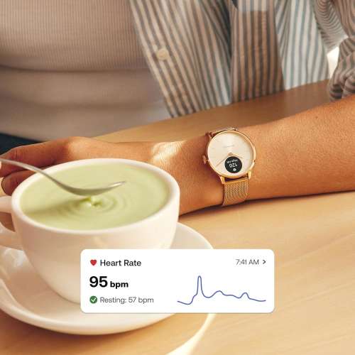 Withings: ScanWatch Light - Hybrid Smartwatch, Rose Gold