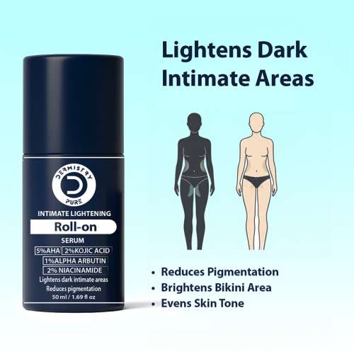 Dermistry: Intimate Roll On Serum Private Part Vaginal Bikini Area Lightening Whitening Brightening 50ml
