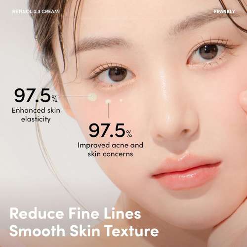 Frankly: Retinol 0.3% Cream | Anti-Aging | Wrinkle Repair | Pure Retinol | Vitamin E | Collagen Renewal | Skin Texture | Korean Skincare | 20ml